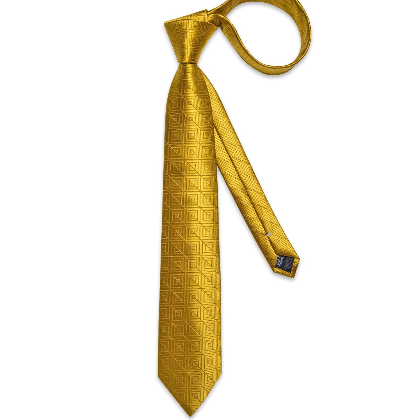 Golden Geometry Tie Set tie set - Sophisticated Gentlemen