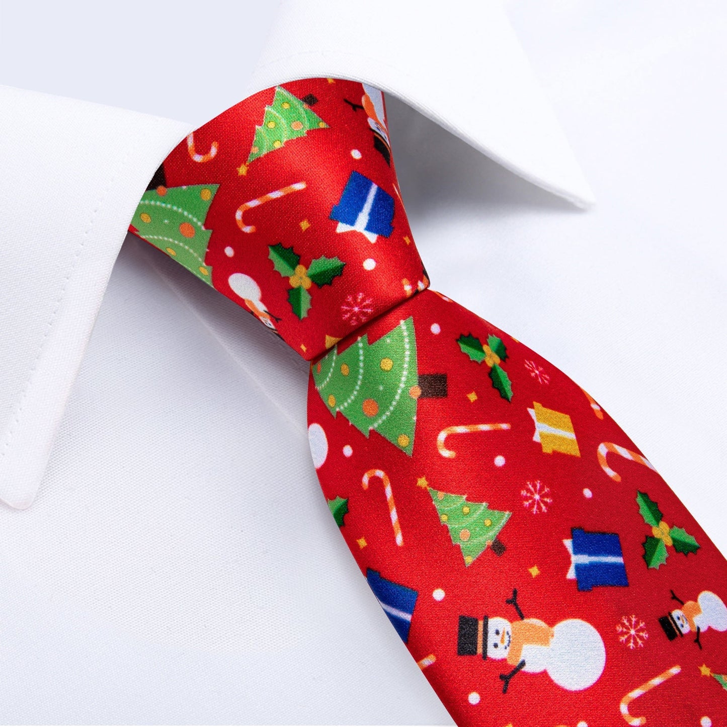 Christmas Tie Set In Red tie sets - Sophisticated Gentlemen
