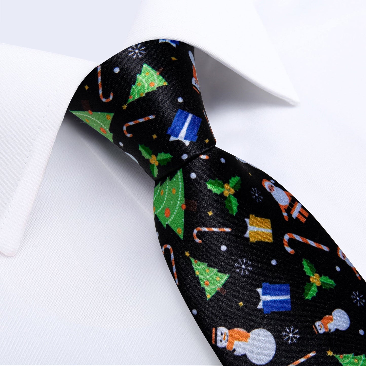Christmas Tie Set In Black tie sets - Sophisticated Gentlemen