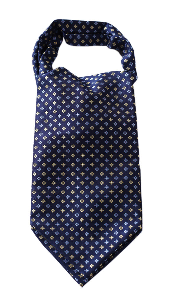 Colorful Daisies Ascot and Pocket Square Ascot - Sophisticated Gentlemen