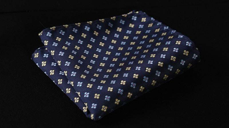 Colorful Daisies Ascot and Pocket Square Ascot - Sophisticated Gentlemen