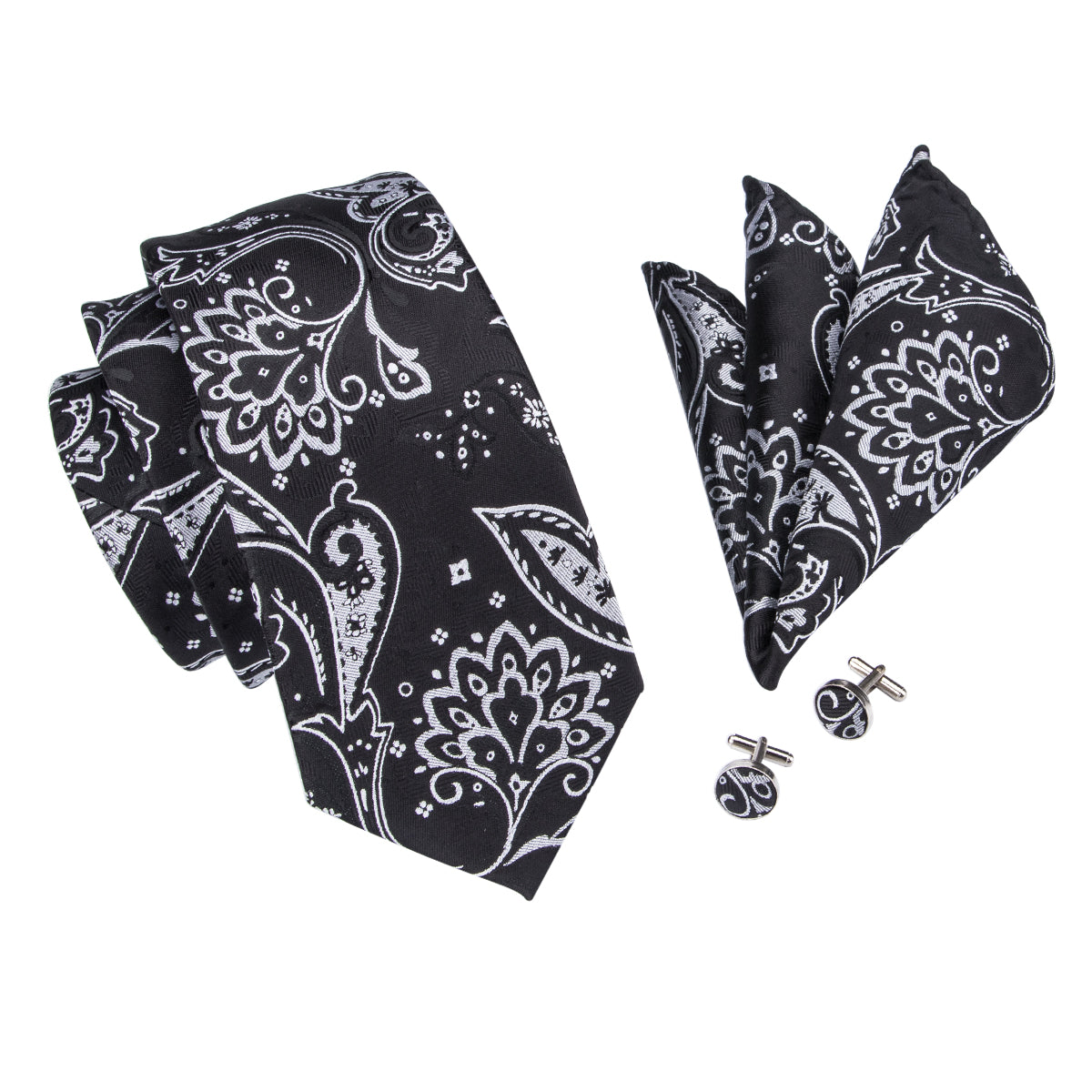 Donkey Ear Tie, Pocket Square and Cufflinks tie sets - Sophisticated Gentlemen