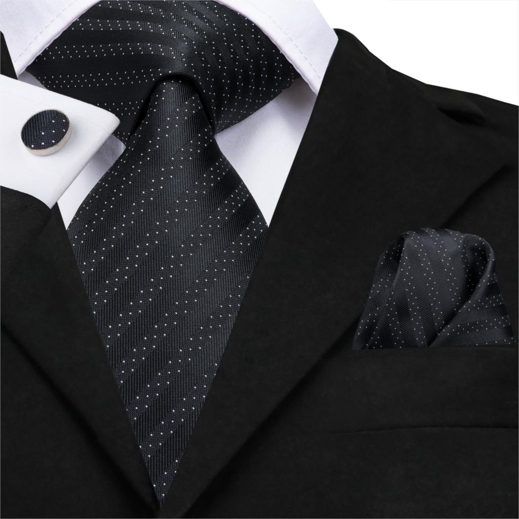 Galaxies Tie, Pocket Square and Cufflinks - SOPHGENT