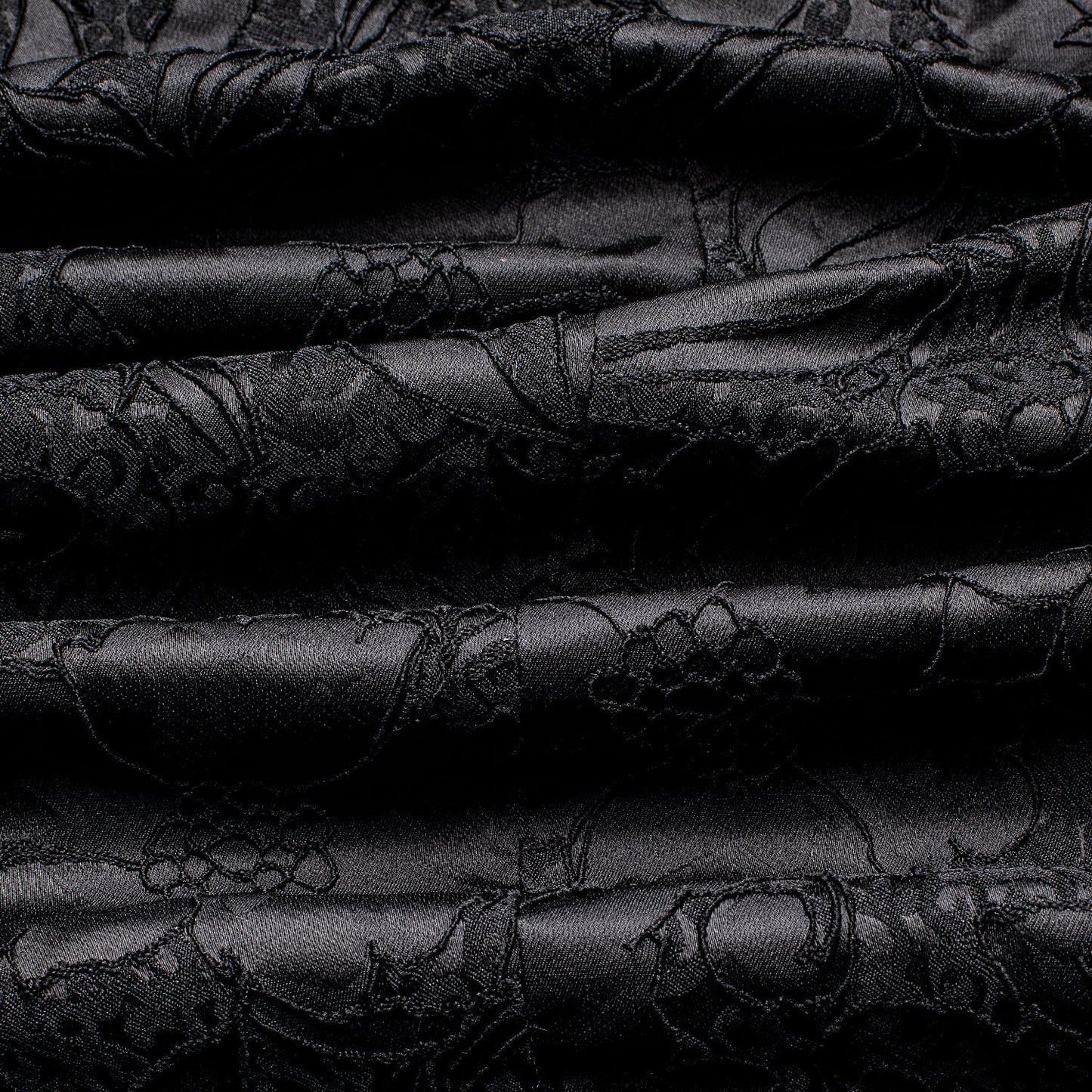 Black Embroidered Floral Tuxedo Jacket tuxedo - Sophisticated Gentlemen