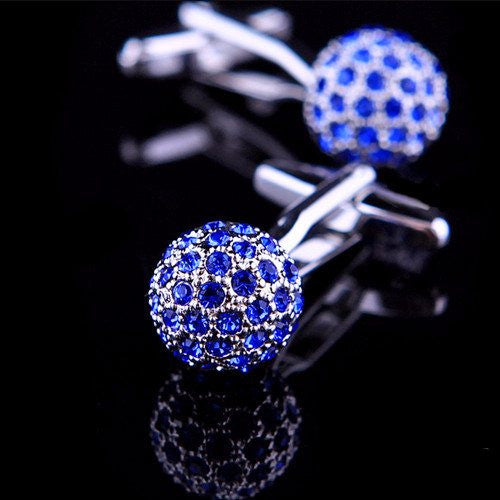 Crystal Ball Cufflinks cufflink - Sophisticated Gentlemen