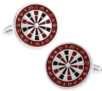 Dart Board Cufflinks cufflink - Sophisticated Gentlemen