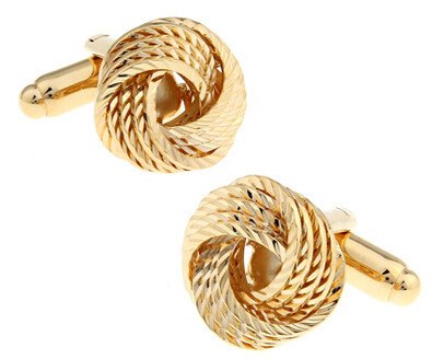Gold Plated Cufflinks cufflink - Sophisticated Gentlemen