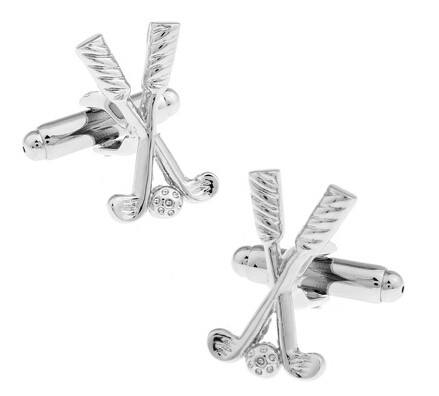 Golf Clubs Cufflinks cufflink - Sophisticated Gentlemen