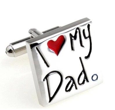 Love My Dad Cufflinks cufflink - Sophisticated Gentlemen
