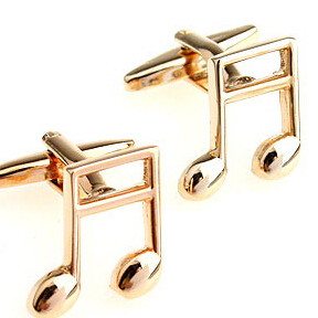Music Note Cufflinks cufflink - Sophisticated Gentlemen