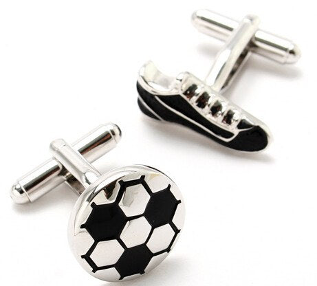 Soccer Ball and Cleat Cufflinks cufflink - Sophisticated Gentlemen
