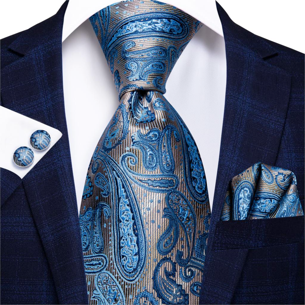 Humpback Whale Tie, Pocket Square and Cufflinks tie sets Standard packaging - Sophisticated Gentlemen