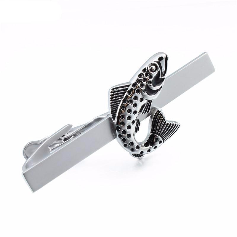 Leaping Fish Tie Clip tie clip - Sophisticated Gentlemen