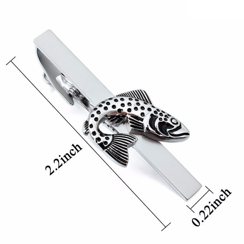 Leaping Fish Tie Clip tie clip - Sophisticated Gentlemen