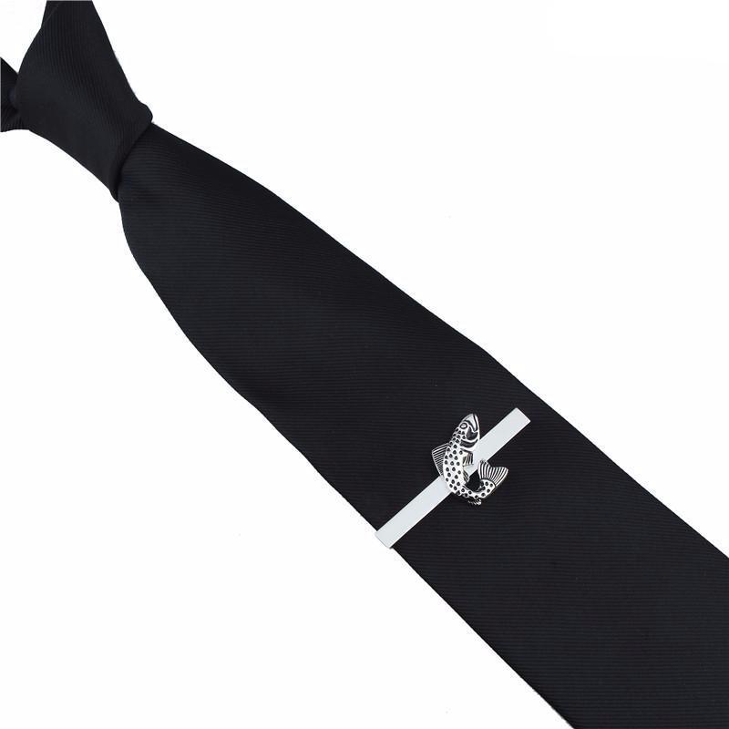 Leaping Fish Tie Clip tie clip - Sophisticated Gentlemen
