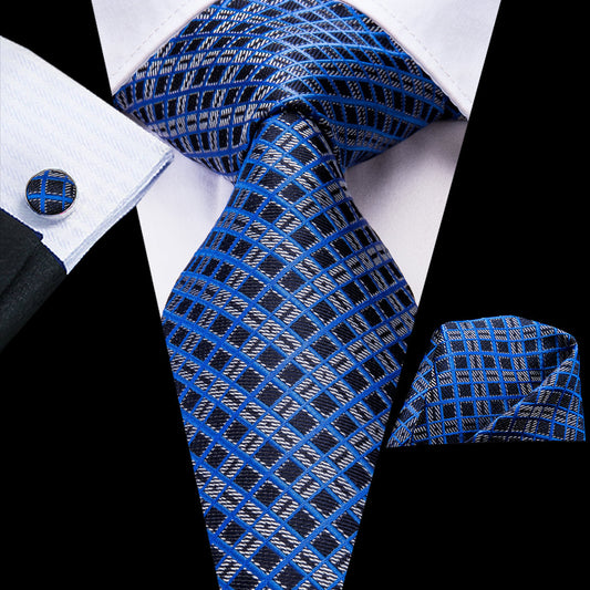 Parallel Universe Tie, Pocket Square and Cufflinks tie sets Standard packaging   - Sophisticated Gentlemen