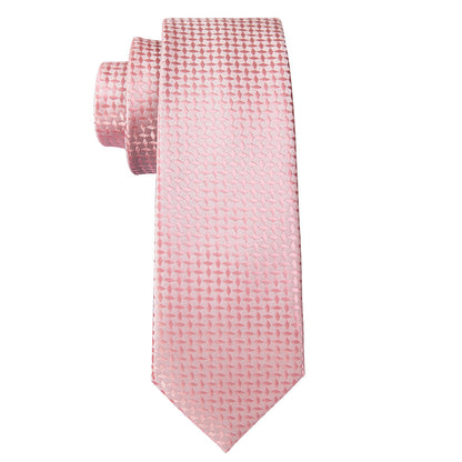Novelty Pink Floral Tie, Pocket Square and Cufflinks Set tie sets    - Sophisticated Gentlemen