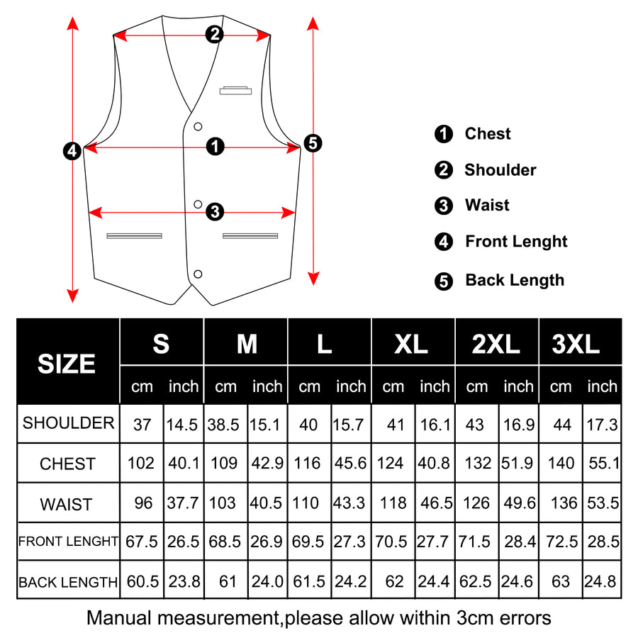 White Solid Jacquard Men's Vest Set vest set    - Sophisticated Gentlemen