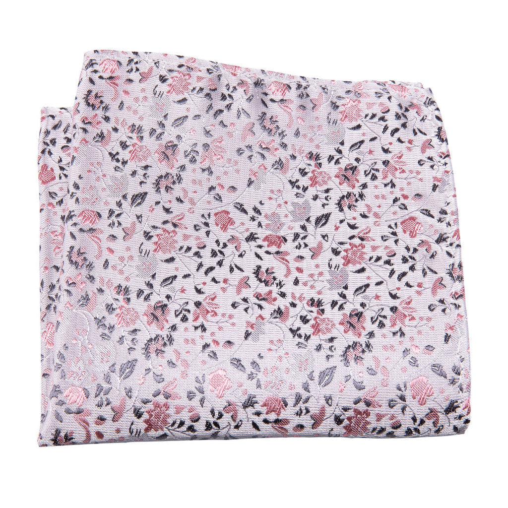 Pink Floral Bow Tie Set bow ties    - Sophisticated Gentlemen