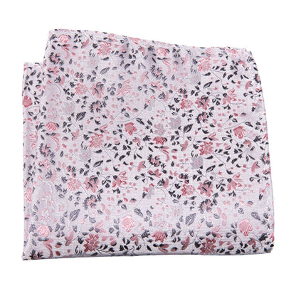 Pink Floral Bow Tie Set bow ties    - Sophisticated Gentlemen