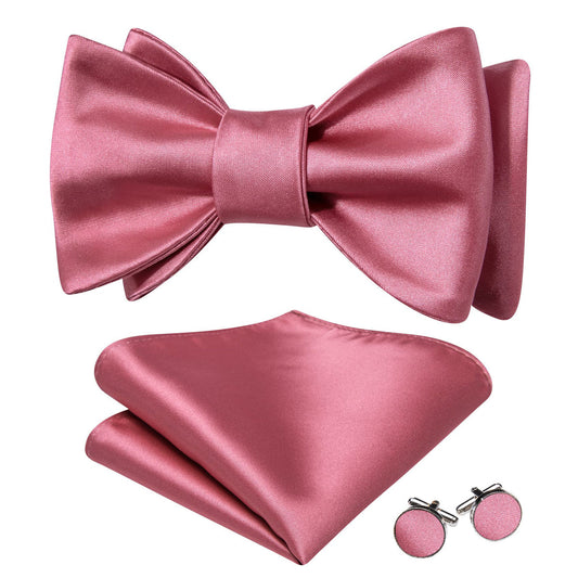 Light Pink Bow Tie Set bow ties    - Sophisticated Gentlemen