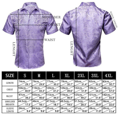 Black Blue Leaves Novelty Dress Shirt shirt    - Sophisticated Gentlemen