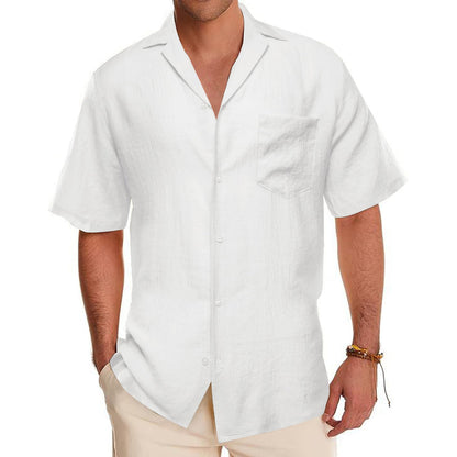 Pure White Solid Men's Silk Dress Shirt shirt S   - Sophisticated Gentlemen