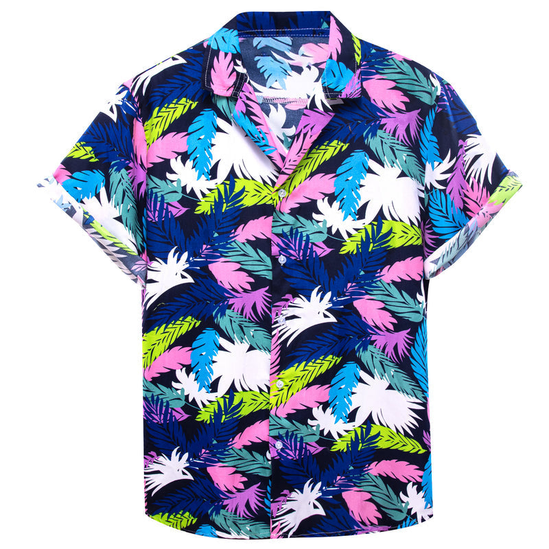 Colorful Leaves Novelty Dress Shirt shirt    - Sophisticated Gentlemen