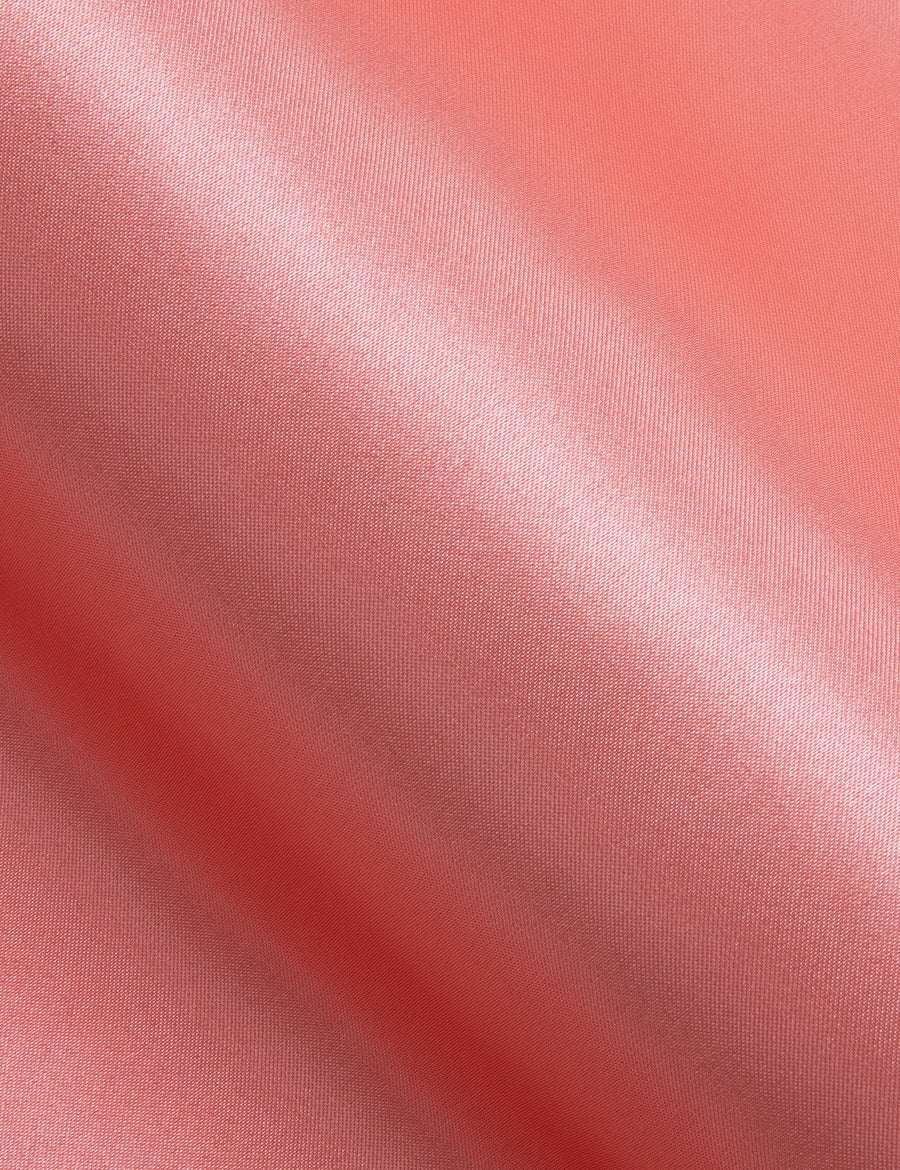 Pink Satin Solid Silk Dress Shirt shirt    - Sophisticated Gentlemen