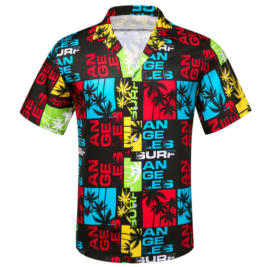 Red Black Blue Novelty Dress Shirt shirt S   - Sophisticated Gentlemen
