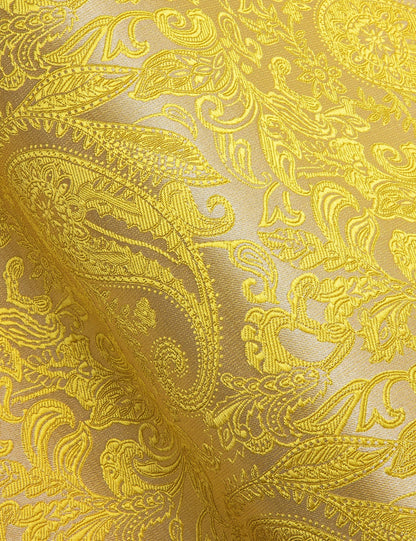 Yellow Paisley Dress Shirt shirt    - Sophisticated Gentlemen