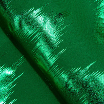 Bronzing Printing Green Novelty Dress Shirt shirt    - Sophisticated Gentlemen