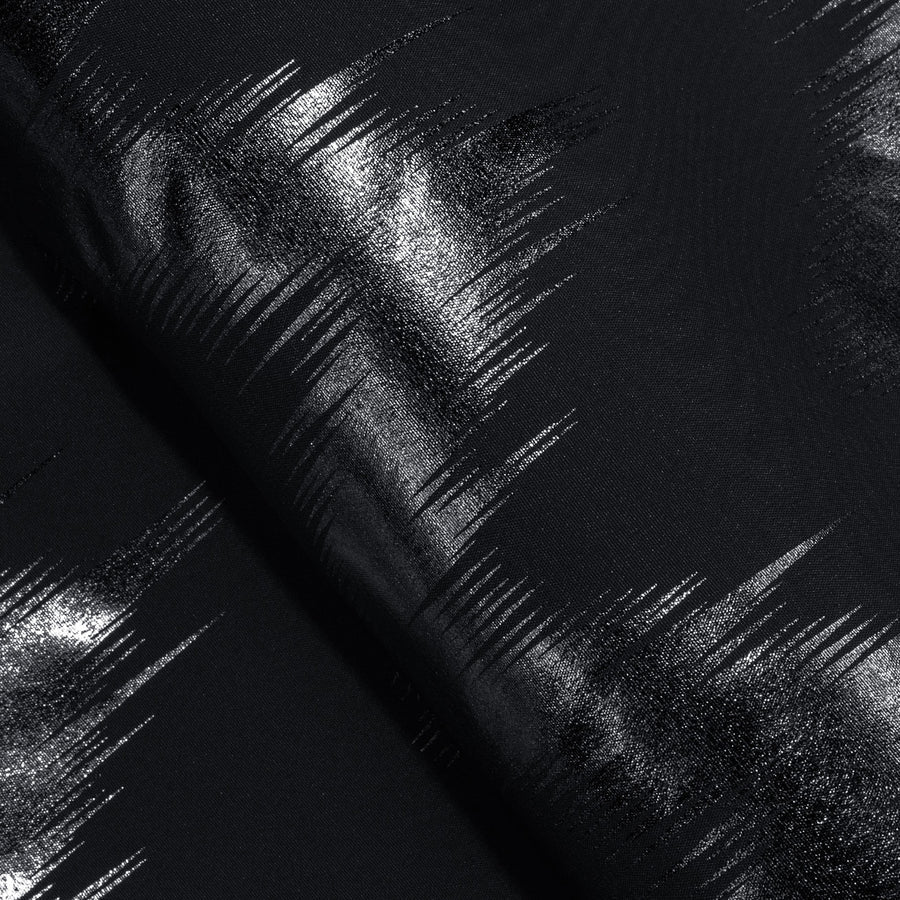 Black Bronzing Printing Novelty Dress Shirt shirt    - Sophisticated Gentlemen