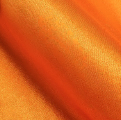 Orange Solid Silk Dress Shirt shirt    - Sophisticated Gentlemen
