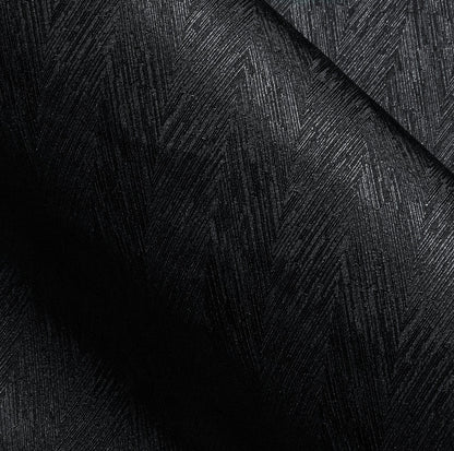 Black Solid Woven Silk Dress Shirt shirt    - Sophisticated Gentlemen