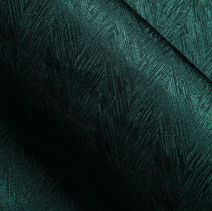 Dark Green Solid Woven Silk Dress Shirt shirt    - Sophisticated Gentlemen