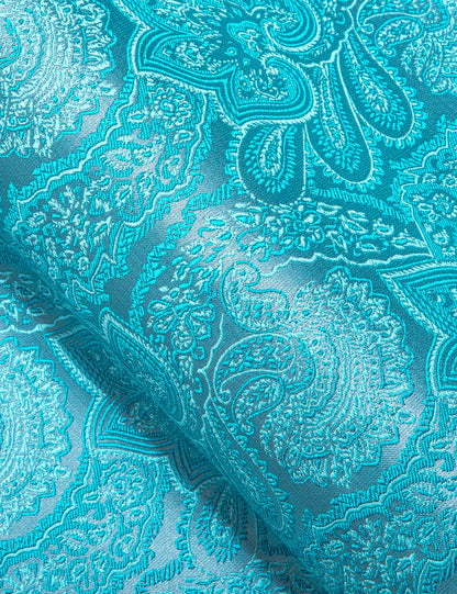 Blue Green Paisley Dress Shirt shirt    - Sophisticated Gentlemen