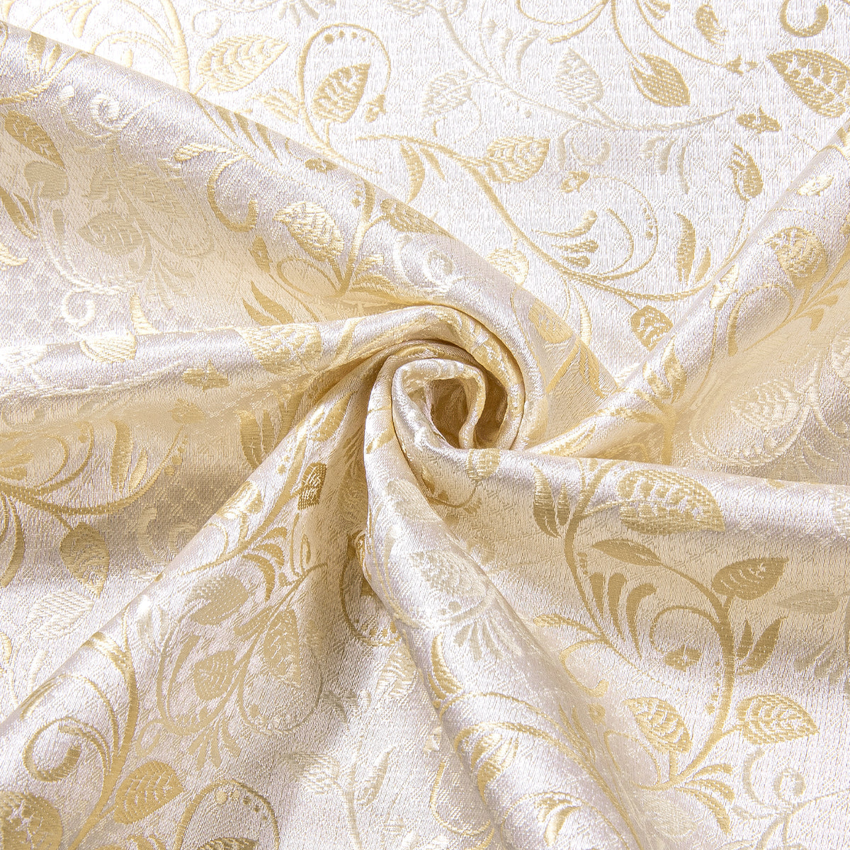 Champagne and White Floral Dress Shirt shirt    - Sophisticated Gentlemen