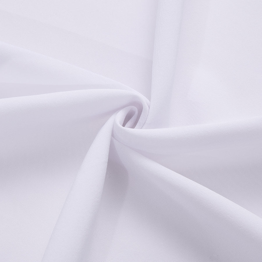 Pure White Solid Cotton Fabric Men's Dress Shirt shirt    - Sophisticated Gentlemen