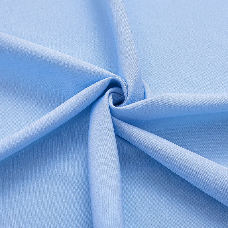 Light Blue Solid Cotton Stretchy Fabric Dress Shirt shirt    - Sophisticated Gentlemen