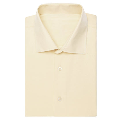 Vanilla Solid Dress Shirt shirt    - Sophisticated Gentlemen
