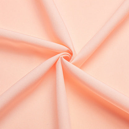 Cream Pink Solid Dress Shirt shirt    - Sophisticated Gentlemen