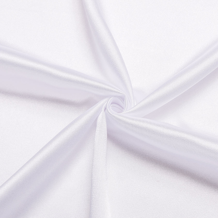 White Solid Satin Dress Shirt shirt    - Sophisticated Gentlemen