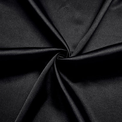 Black Solid Satin Dress Shirt shirt    - Sophisticated Gentlemen