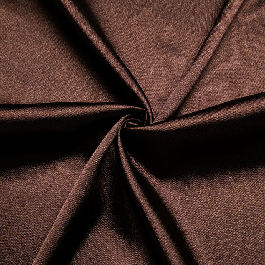 Brown Solid Satin Dress Shirt shirt    - Sophisticated Gentlemen
