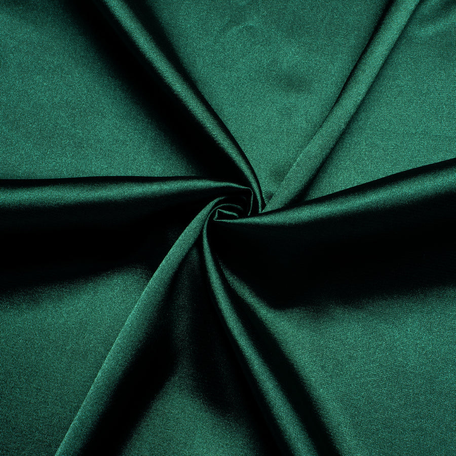 Emerald Green Solid Satin Dress Shirt shirt    - Sophisticated Gentlemen
