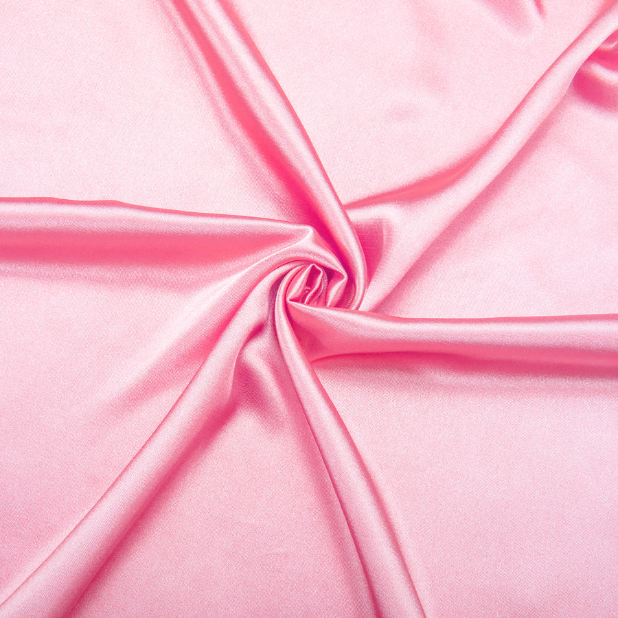 Pink Solid Satin Dress Shirt shirt    - Sophisticated Gentlemen