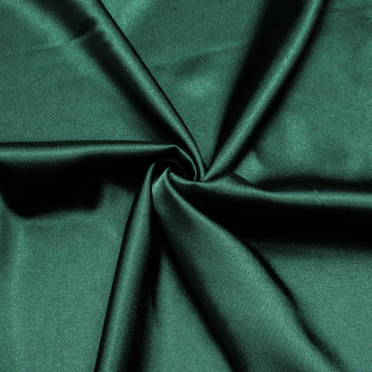Emerald Green Solid Satin Dress Shirt shirt    - Sophisticated Gentlemen