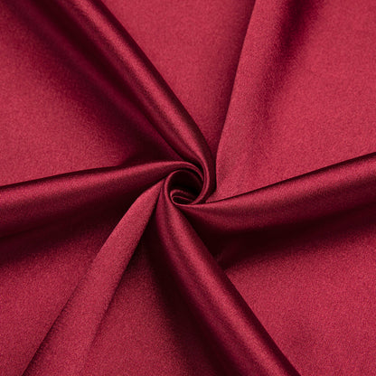 Burgundy Red Solid Satin Silk Dress Shirt shirt    - Sophisticated Gentlemen