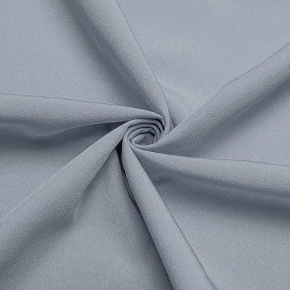 Gray Solid Satin Dress Shirt shirt    - Sophisticated Gentlemen